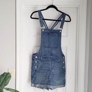 Madewell Adirondack Short Overalls Size M